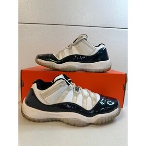 Jordan 11 Retro Low Easter Emerald Rise White Green 7Y #2415
